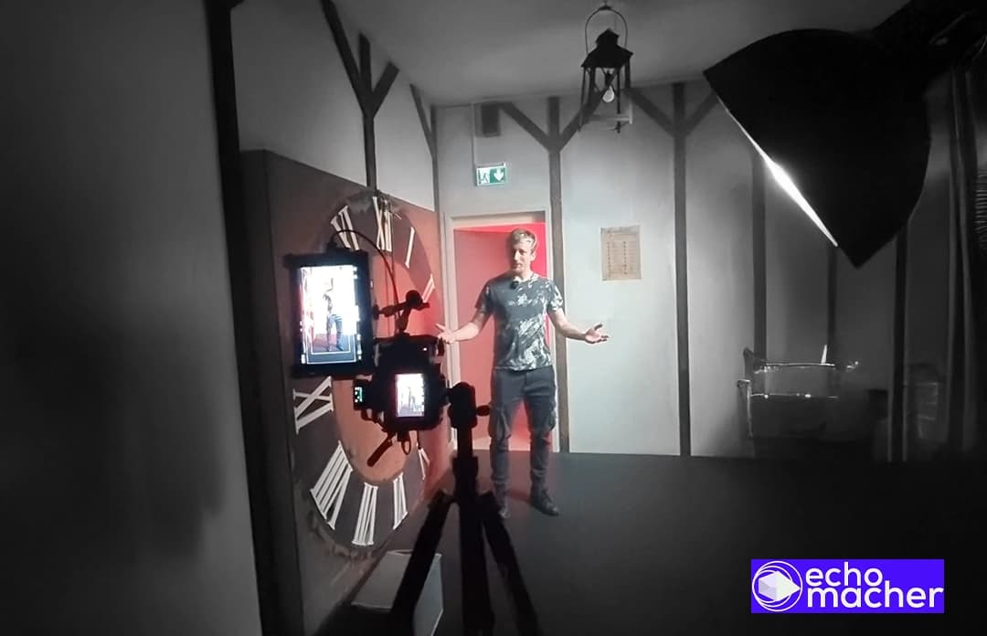Making-of: Exit The Room Videodreh mit Echomacher